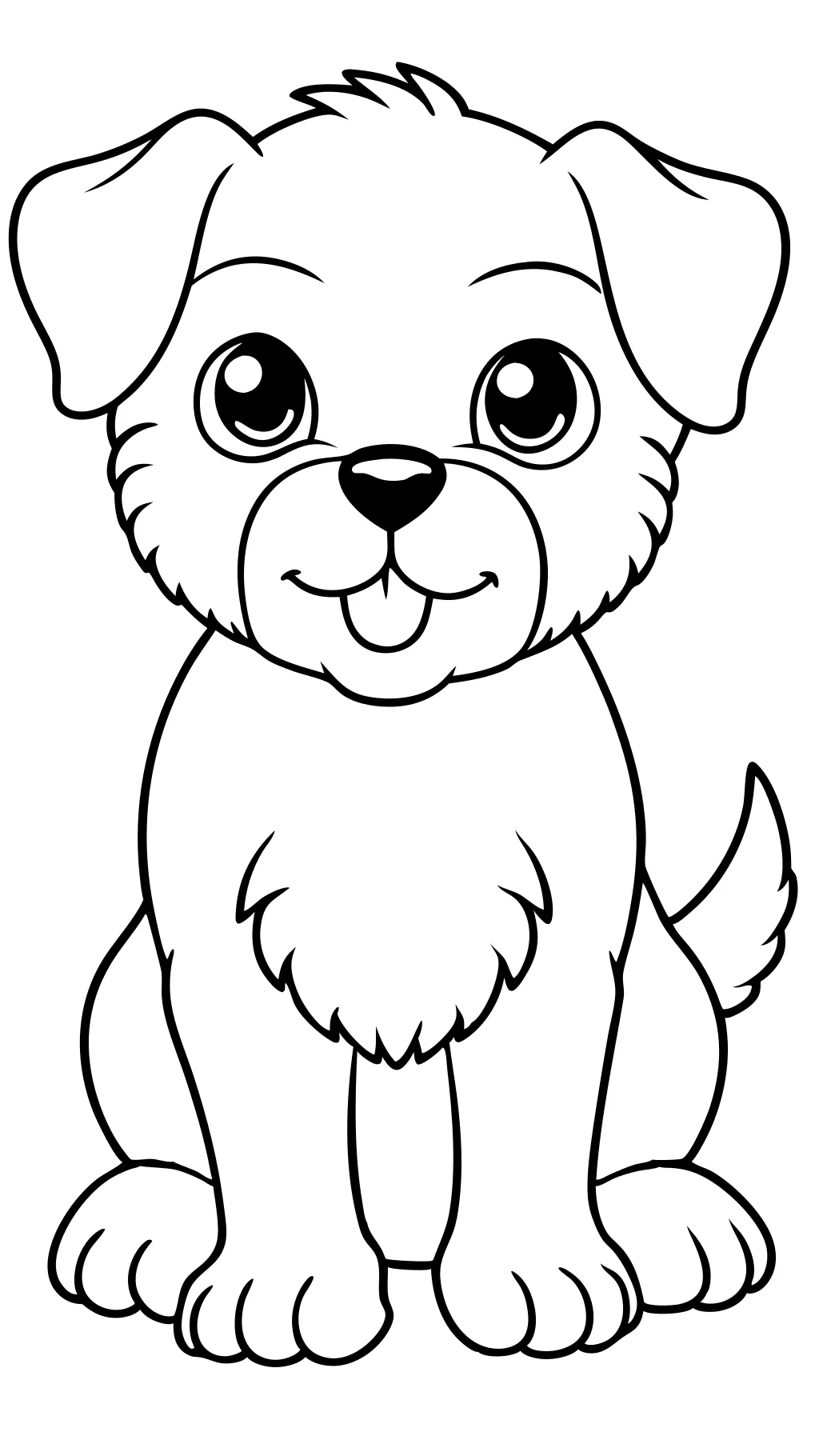 páginas para colorear de cachorros pdf imprimible